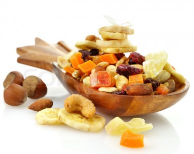 Tác dụng của trái cây hạt sấy với sức khỏe